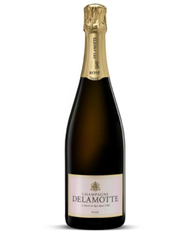 delamotte champagne rose brut bottiglia di spumante bianco prodotto in Francia, in Champagne