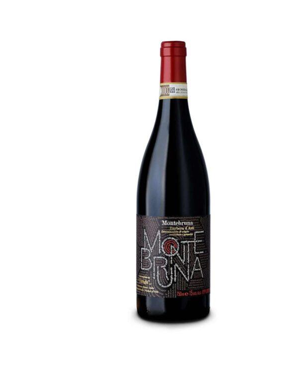braida barbera montebruna bottiglia di vino rosso prodotto in Italia, nel monferrato astigiano