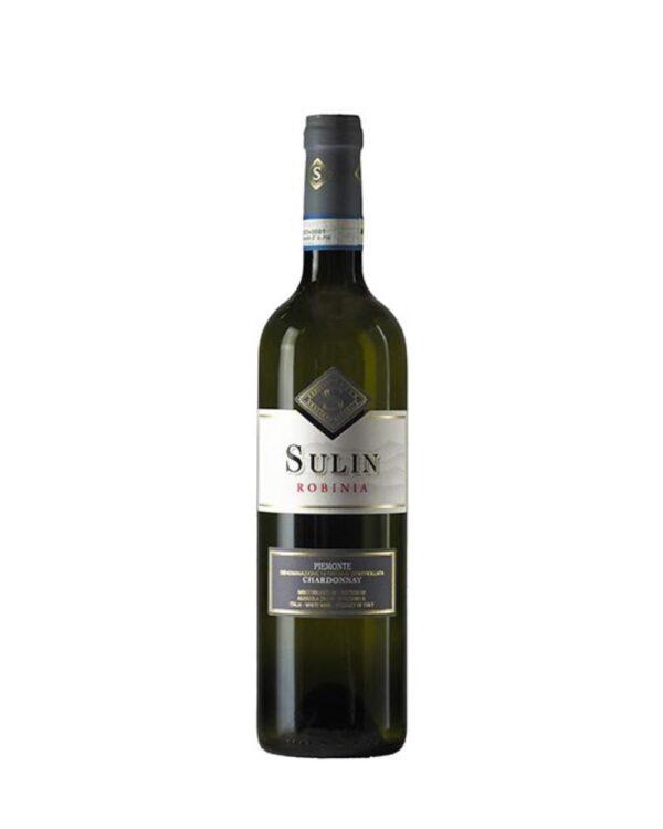 Sulin chardonnay robinia bottiglia di vino bianco prodotto in Italia, nel Monferrato in piemonte