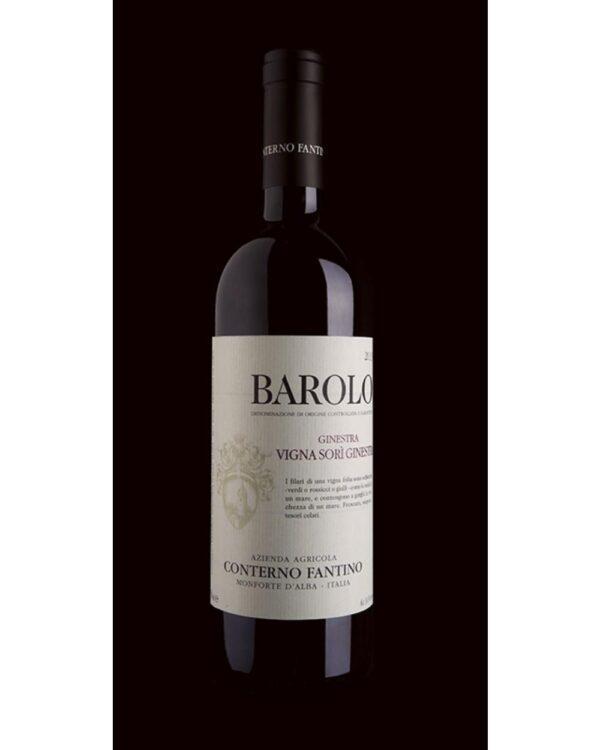 conterno fantino barolo sori ginestra bottiglia di vino rosso prodotto in Italia, nella zona delle Langhe in Piemonte