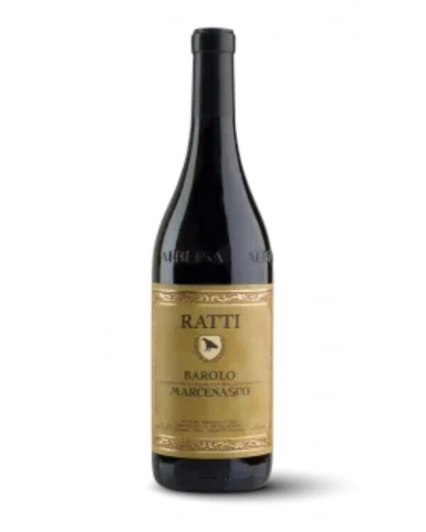 renato ratti barolo marcenasco bottiglia di vino rosso prodotto in Italia, nella zona delle Langhe in Piemonte