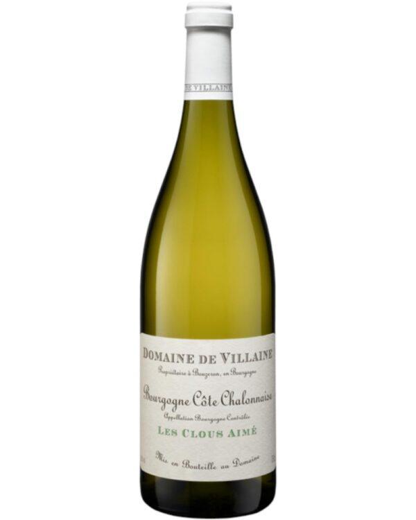 domaine de villaine bourgogne blanc cote chalonnaise les clous aimè bottiglia di vino bianco prodotto in Francia, in Borgogna