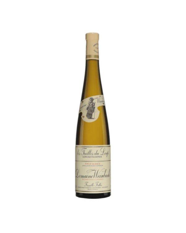 domaine weinbach gewurztraminer les treilles du loup bottiglia di vino bianco prodotto in Francia, in Alsazia