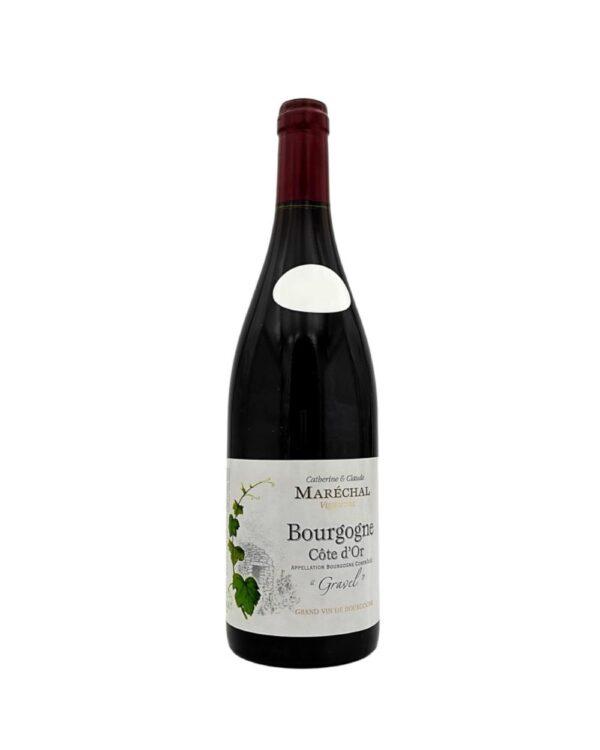 marechal bourgogne rouge cuvèe gravel bottiglia di vino rosso prodotto in Francia, in Borgogna