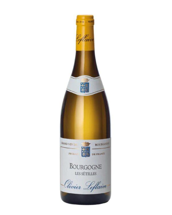 olivier leflaive bourgogne blanc les setilles bottiglia di vino bianco prodotto in Francia, in Borgogna