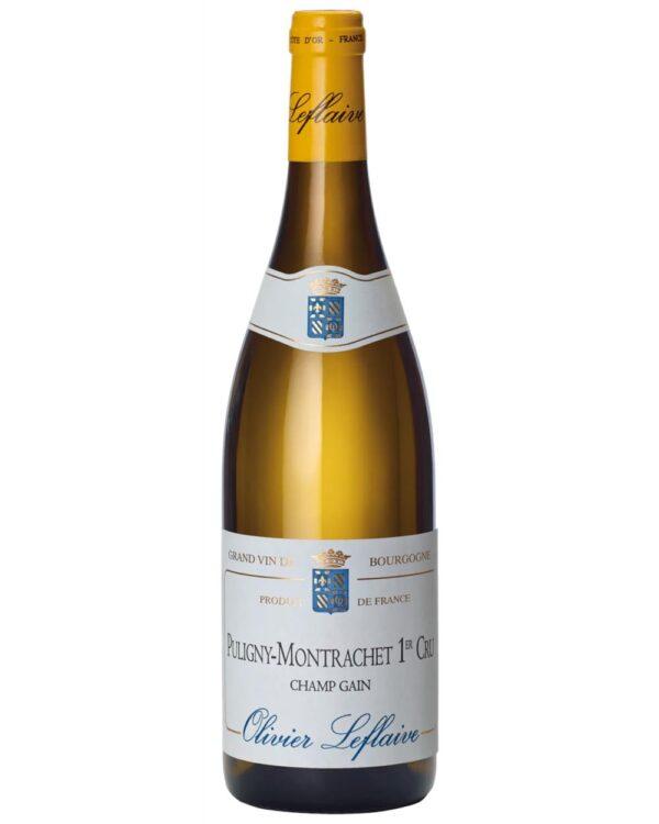 olivier leflaive puligny montrachet 1er cru champ gain bottiglia di vino bianco prodotto in Francia, in Borgogna