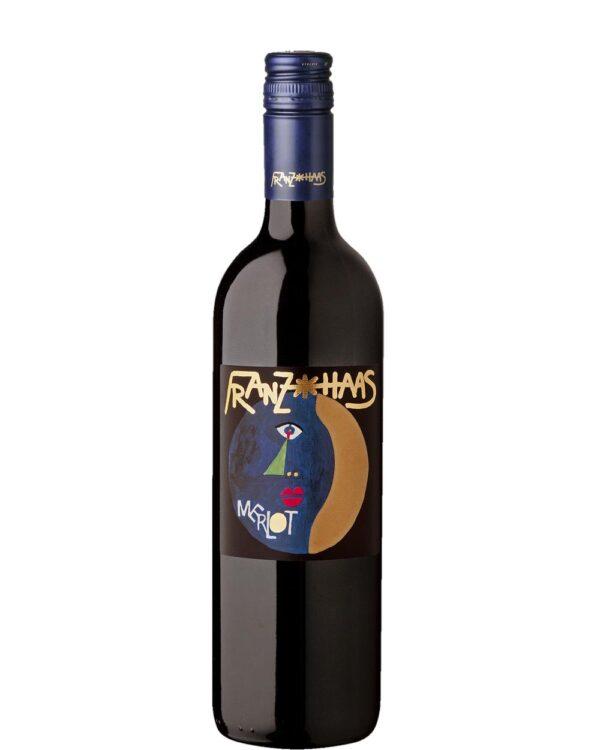 franz haas merlot bottiglia di vino rosso prodotto in Italia, in alto Adige