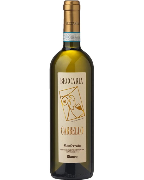 beccaria monferrato arneis garbello bottiglia di vino bianco prodotto in Italia, nella zona del Monferrato In Piemonte