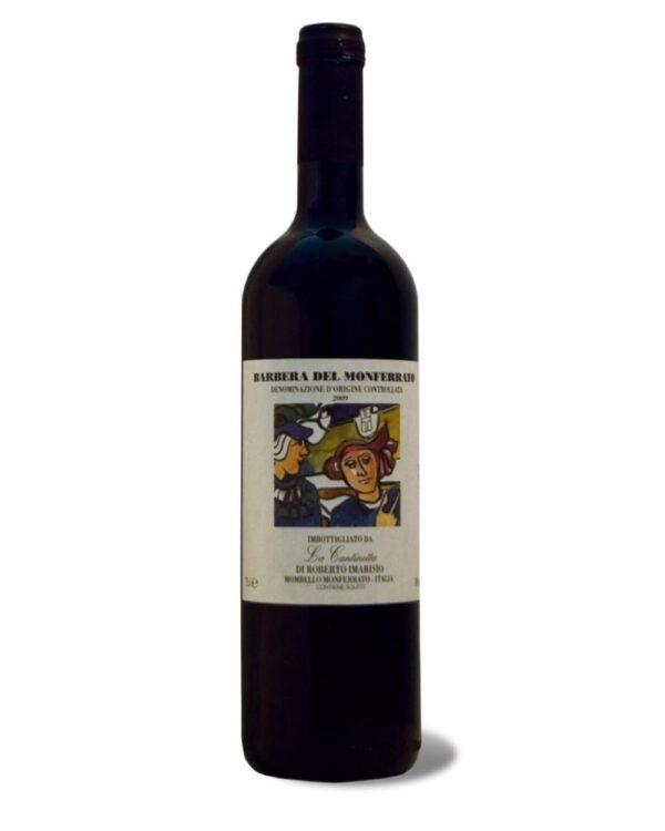 la cantinetta barbera monferrato bottiglia di vino rosso prodotto in Italia, nel monferrato