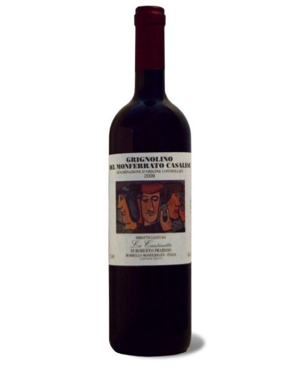 la cantinetta grignolino monferrato bottiglia di vino rosso prodotto in Italia, nel monferrato